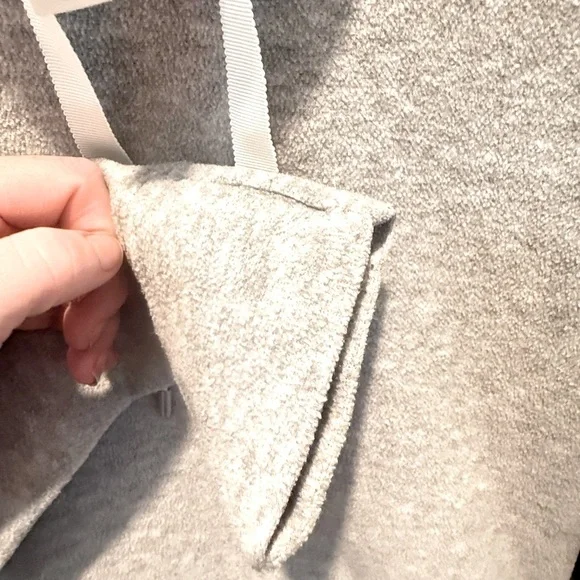 Lululemon Go Forward Pullover Fleece Cowl Neck Heathered Grey - Picture 4 of 7